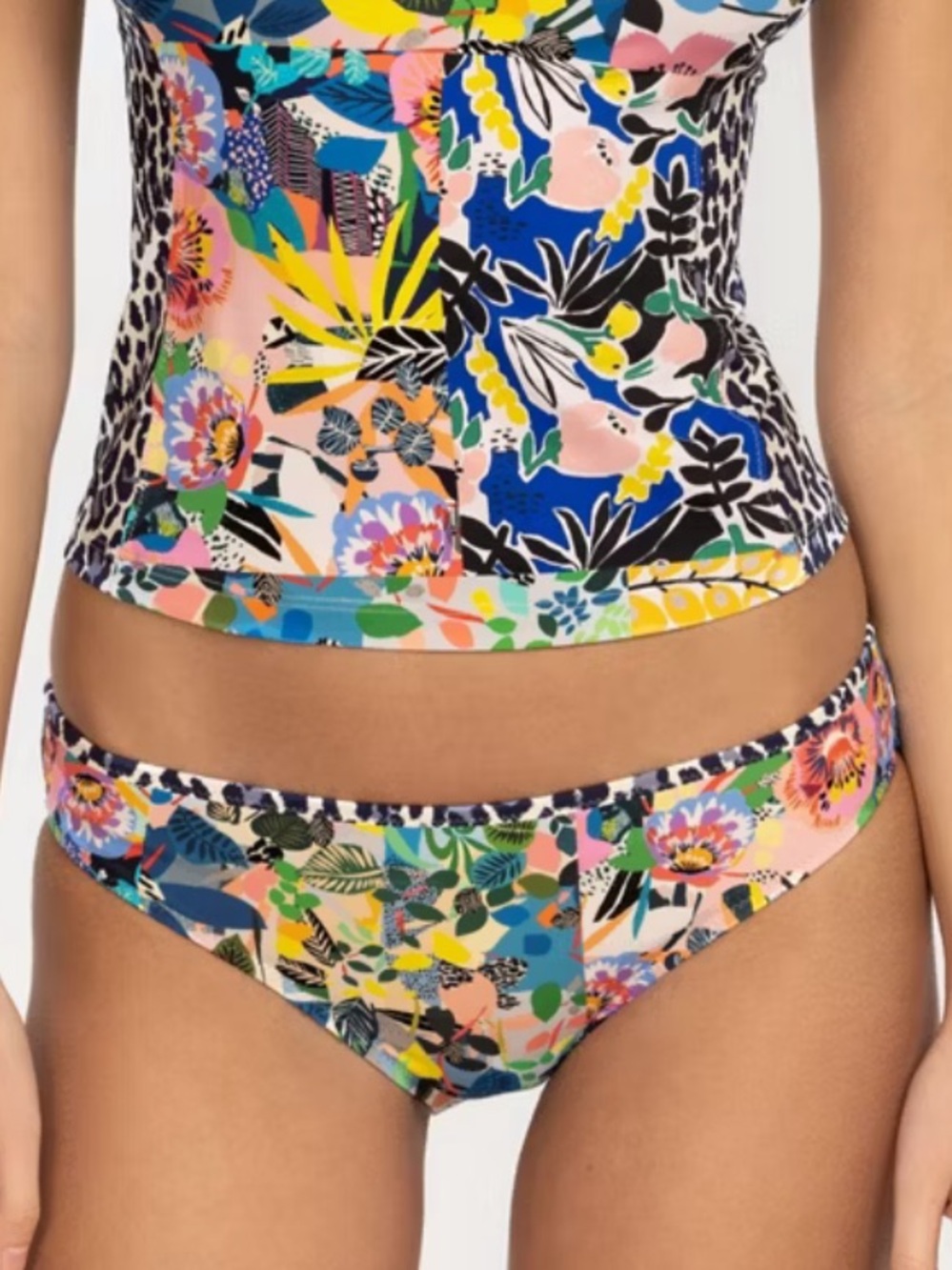 Johnny Was Layla Floral Hipster Bottom, Size XL, NWT
